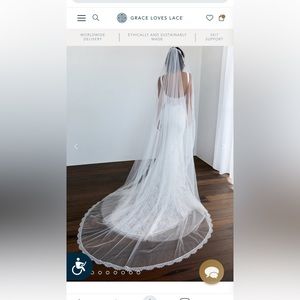 Grace Loves Lace Lumi Veil